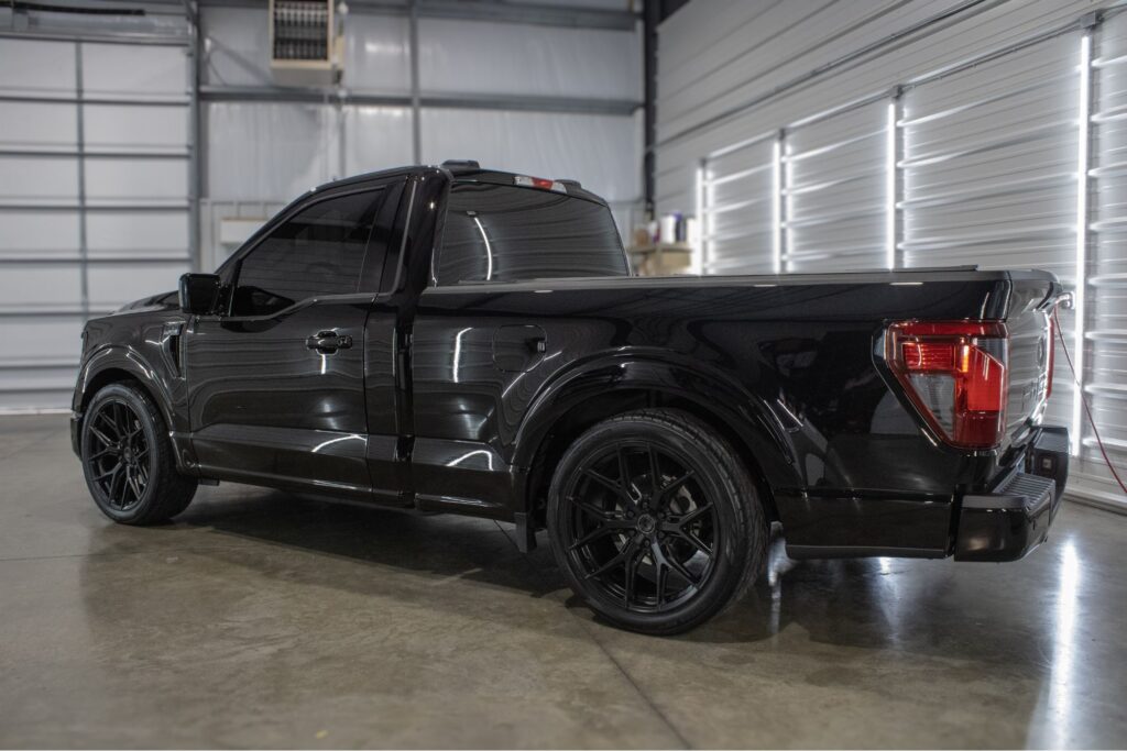 shop 150 - ridetech performance lowering system, vossen wheels, toya tires, retrax tonneau cover