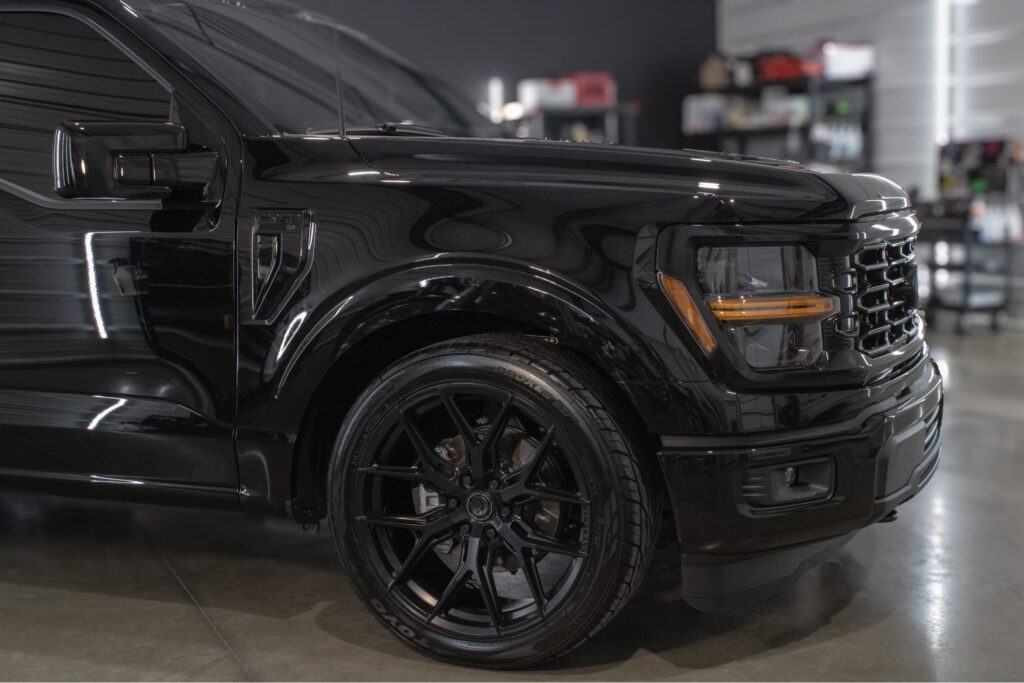 shop 150 - ridetech performance lowering system, vossen wheels, toya tires, retrax tonneau cover